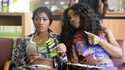 This image released by Sony Pictures shows Keke Palmer, left, and SZA in a scene from "One of them …