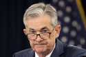 In this July 31, 2019, file photo, Federal Reserve Chairman Jerome Powell speaks during a news conf…