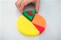 Photo of a colorful pie chart